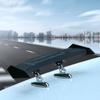 Adjustable Solar LED Rear Spoiler Wing Racing Flashing Lamp Air Deflector Decor