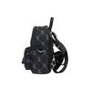MLB Monogram New York Yankees Polyester Backpack Mini Unisex Black 7ABKM012N-50BKS