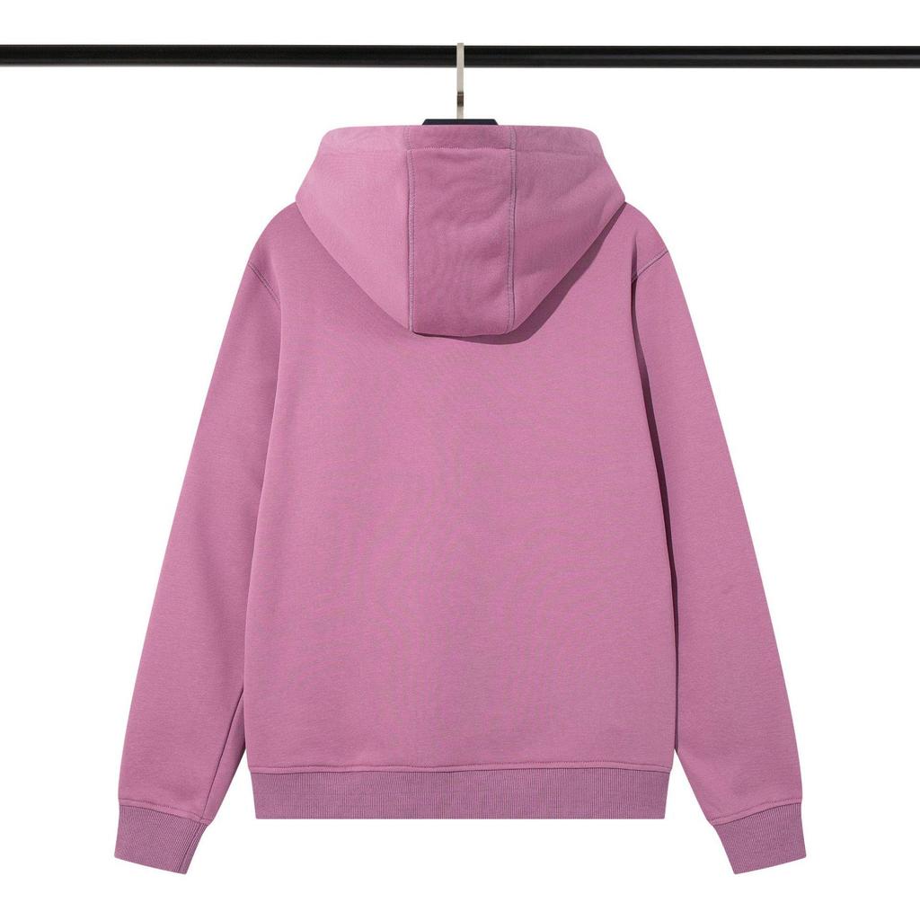 Einfarbiges Kapuzen-Sweatshirt mit Abzeichen - Island Tide Version