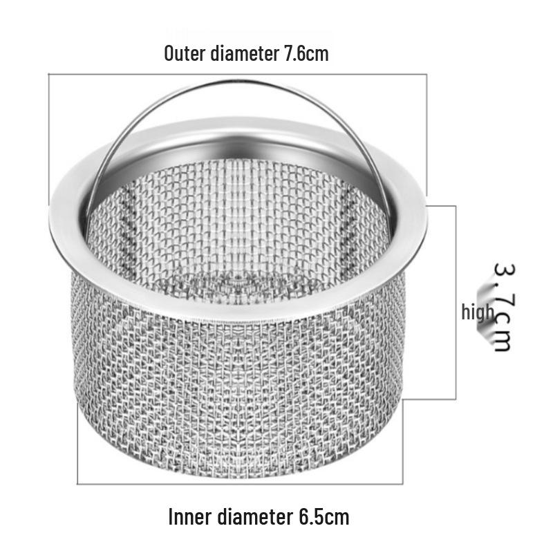Сетка-фильтр для мусора для кухонной раковины из нержавеющей стали