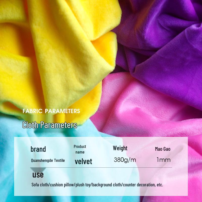 Crystal Soft 1mm Short Plush Fabric for Dolls & Pillows