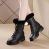 Winter Chunky with Laces Booties Waterproof Round Toe Woman Shoes Sale Trend 2025 Fashion New In Non Slip Snow Boots for Women