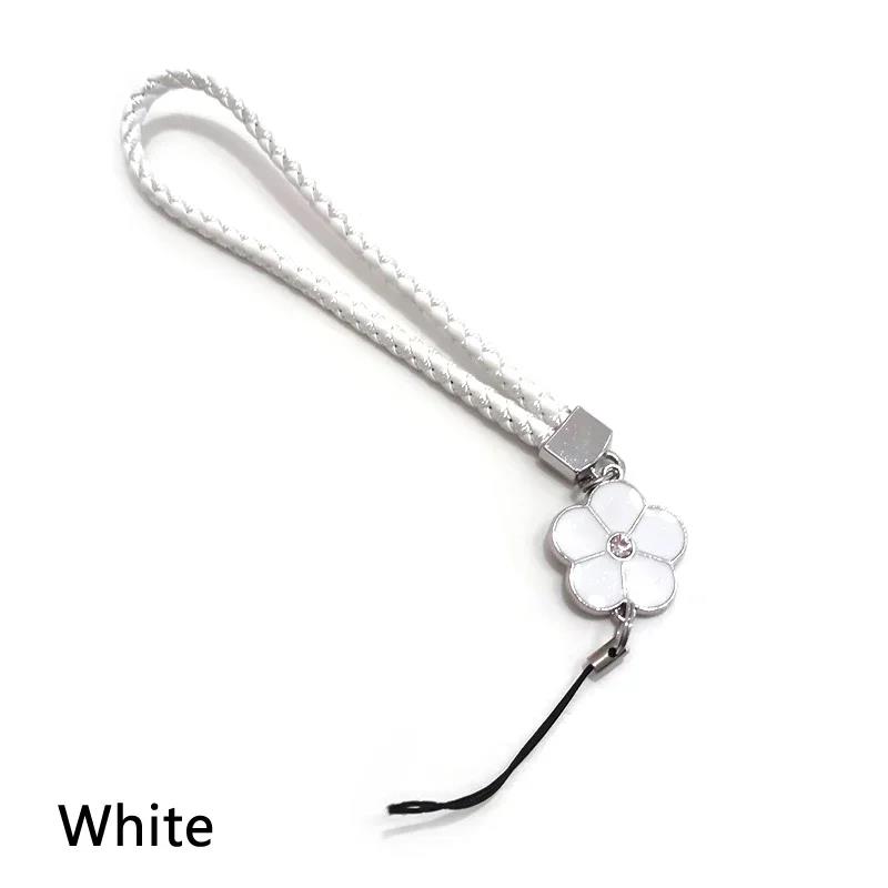 Small Flower Phone Strap Phone Wrist Strap for USB ID Card for IPhone Huawei Samsung Xiaomi Universal Phone Accessories