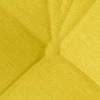 Seat Cushions 4 pcs Light Yellow 40 x 40 x 12 cm Fabric
