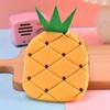 Cute Plush Fruit Watermelon Coin Purse Coin Pocket Red Envelope Headset Data Cable Storage Bag