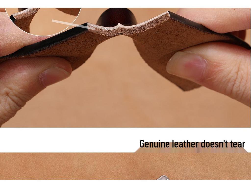Men's Genuine Leather Casual Belt with Pin Buckle - Full Cowhide Waistband