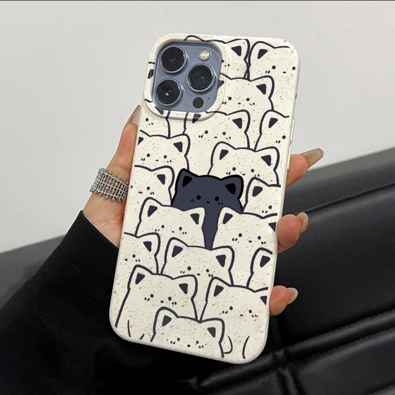 Mobile Phone Cases for iPhone 11 13 XR 15 Pro Max 12 14 Pro Max Case iPhone 16 7 Plus 8 Plus XS Max Degradable and Environmentally Friendly