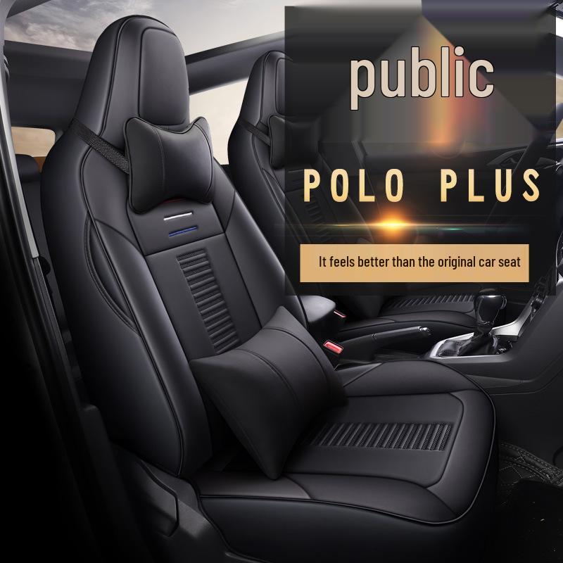 XM Custom Sports Leather Seat Cover for Volkswagen Polo Plus - All-Season, Perfect Fit