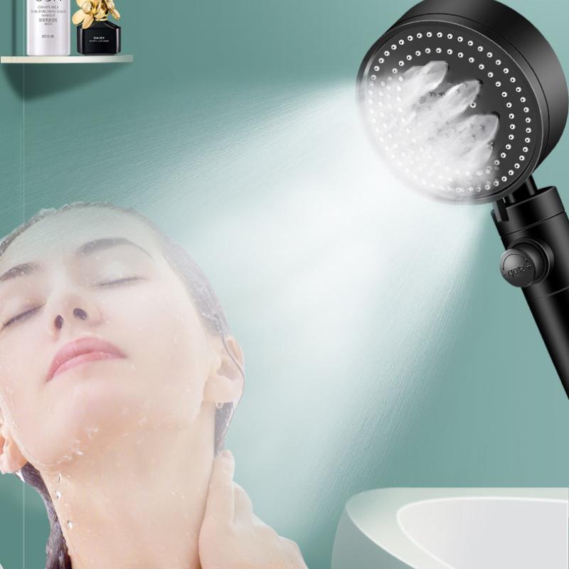 💰Koupit online: Shower Pressurized Shower Head Home Bathroom One Button ...