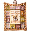 Cute Corgi Blanket Puppy Pattern Blanket Soft Flannel Blanket For Children Adult Gift Blanket