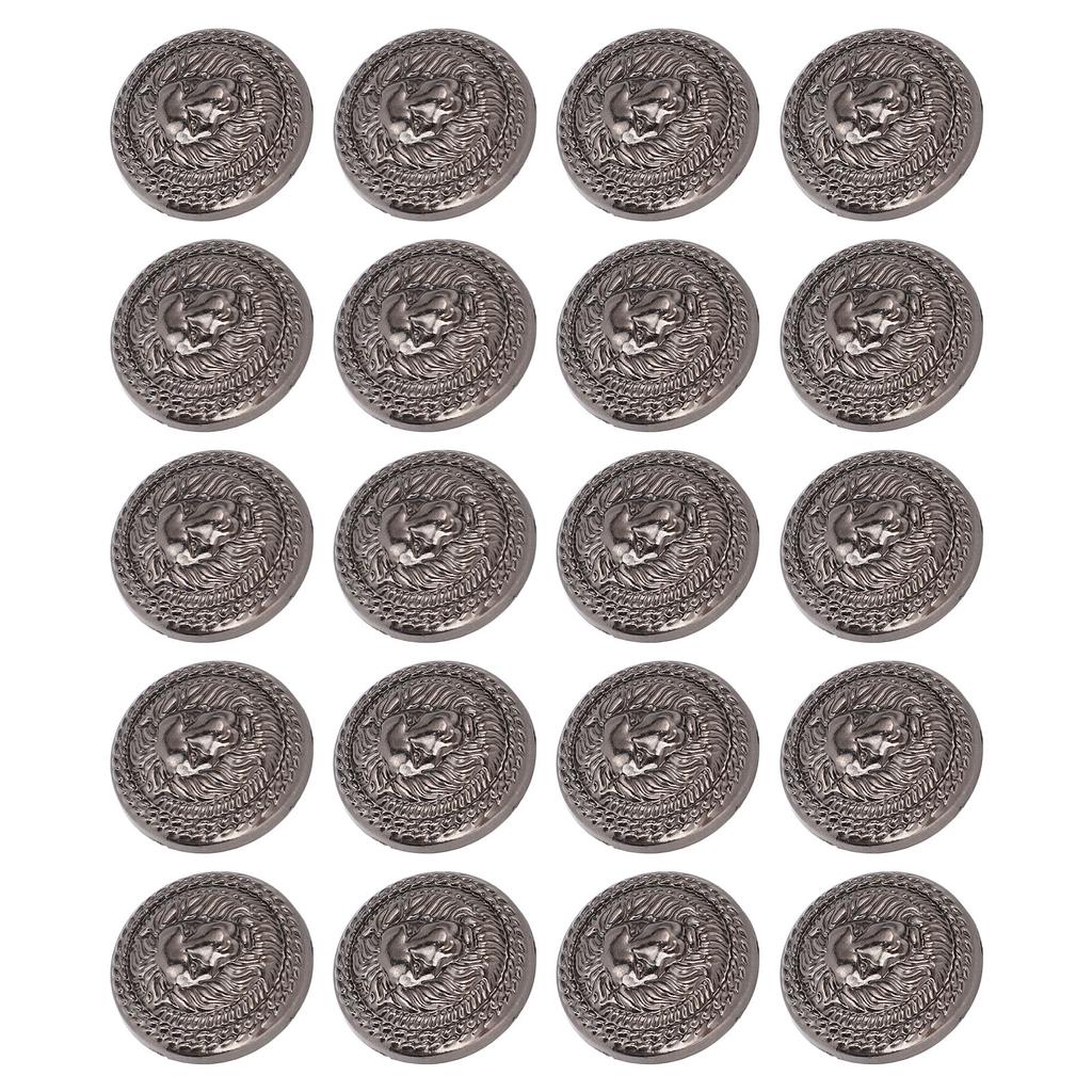 20 Sets   Rivet 24mm Diameter Vintage Decorative Zinc Alloy   Head Rivet Button with 7mm Screws