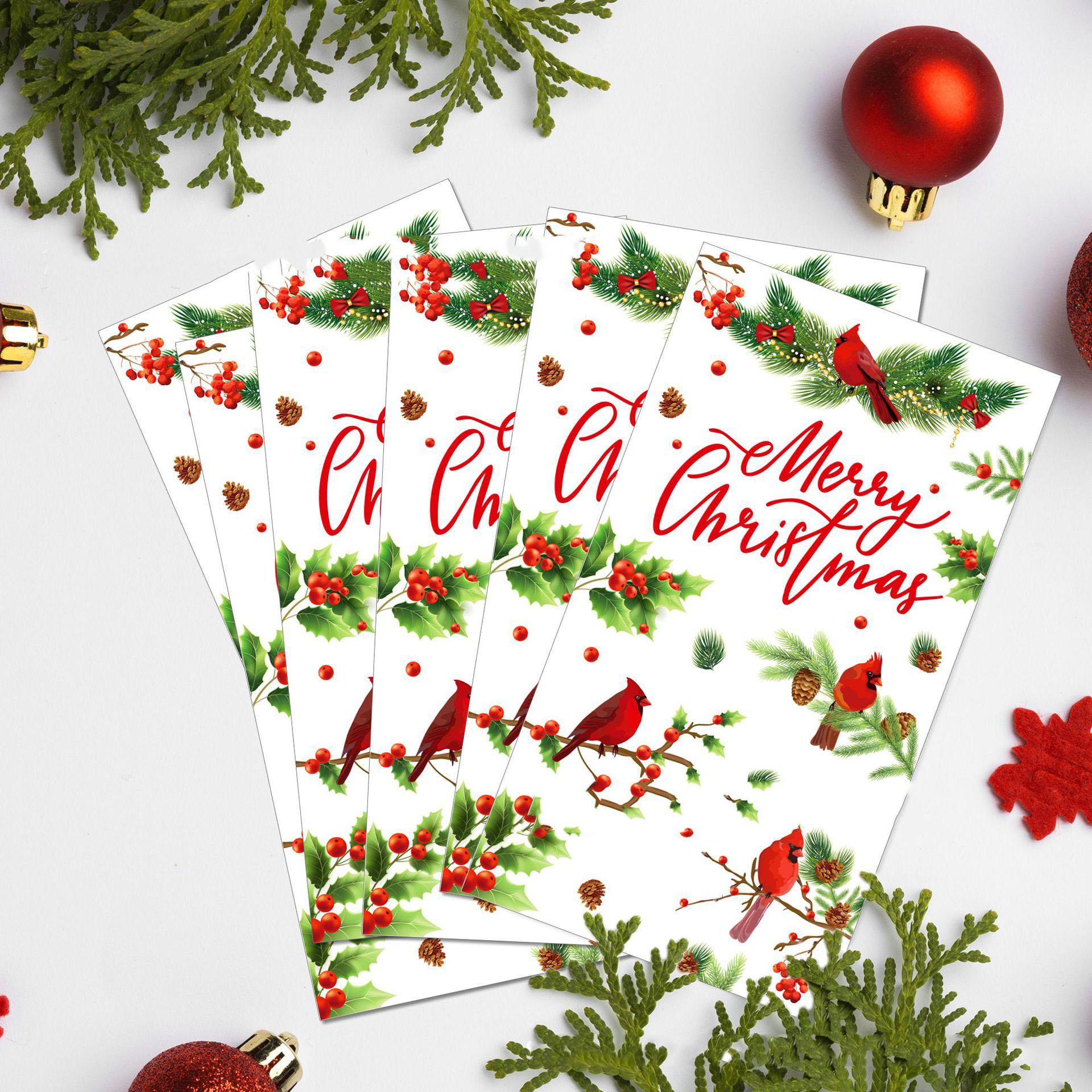 

100 шт новейшие длинные рождественские бумажные салфетки 33*44 см сосновые иголки шишки 2-слойные одноразовые бумажные полотенца для декора рождественской вечеринки 2024 года