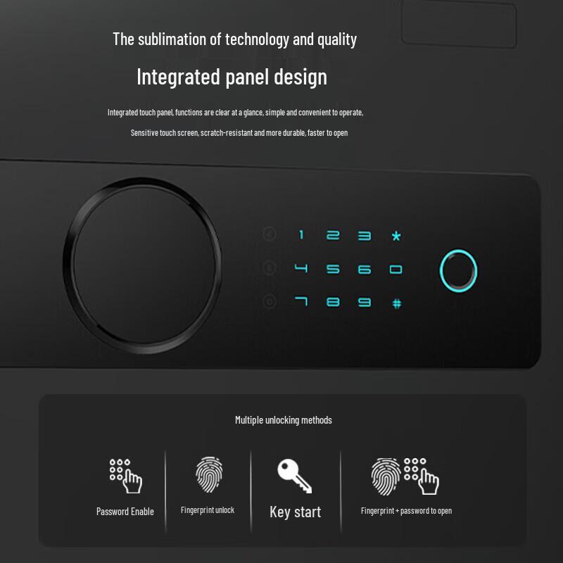 Tiger Brand Fingerprint Password All-Steel Home Safe