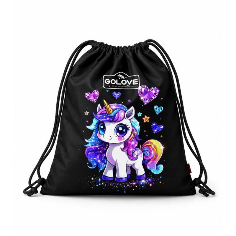 Kids School Backpack Girls Grade 1-2 Lightweight Waterproof Oxford Fabric With Air Cushion Straps Cartoon Design