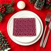20pcs Disposable Napkins with Snowflake Pattern Print for Wedding,Parties,and Daily Use for Thanksgiving Fall Christmas Table Decoration