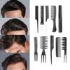 10pcs   Set Professional Hair Styling Combs Salon Barber Combs for Different Functions