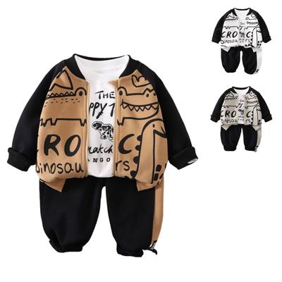 Kids Casual Long-Sleeve Set, Comfortable Daily Wear Outfits