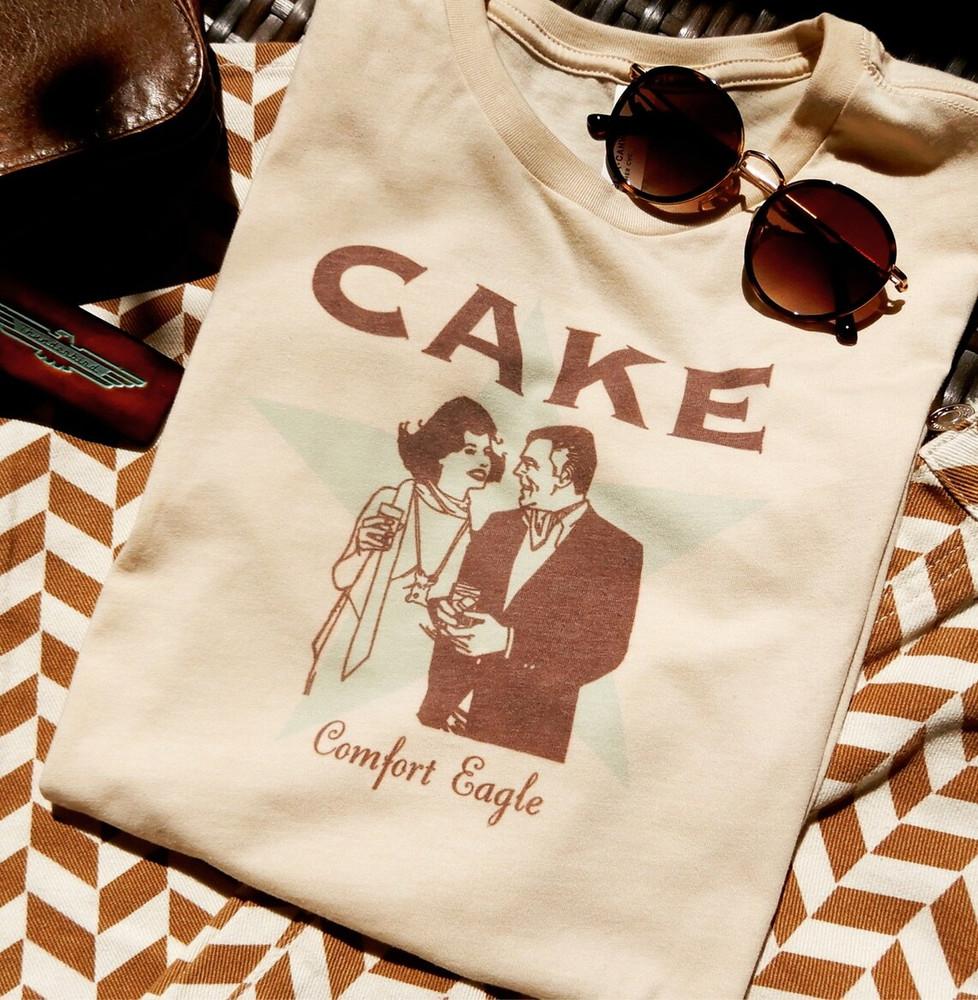 

CAKE Band Comfort Eagle Unisex Sand Color T Shirt Unisex T-Shirt XL