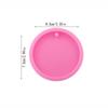 1/3/10/15Pcs Epoxy Resin Casting Molds Transparent Pen Bookmark Heart-Shaped Keychains Silicone Mold For Handmade Stationery