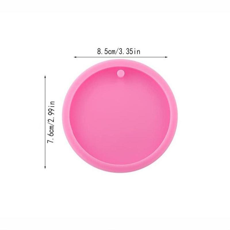 1/3/10/15Pcs Epoxy Resin Casting Molds Transparent Pen Bookmark Heart-Shaped Keychains Silicone Mold For Handmade Stationery