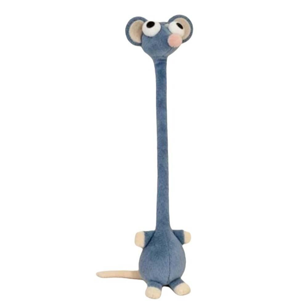 Funny Design Long Neck Key Chain Cartoon Panda Cat Dog Bag Pendant Creative Gift Monkey Pink Pig Pendant Strap Accessory