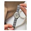 Gedi Elegant Ladies Quartz Wrist Watch Roman Numeral Dial Metal Link Bracelet Waterproof Daily Dress Watch
