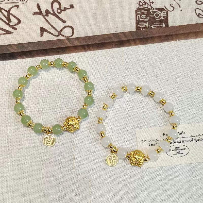 2027 Chinese Year Of The Sheep Lucky Bracelet For Women Fashion Crystal Beaded Zodiac New Year Jewelry Gifts
