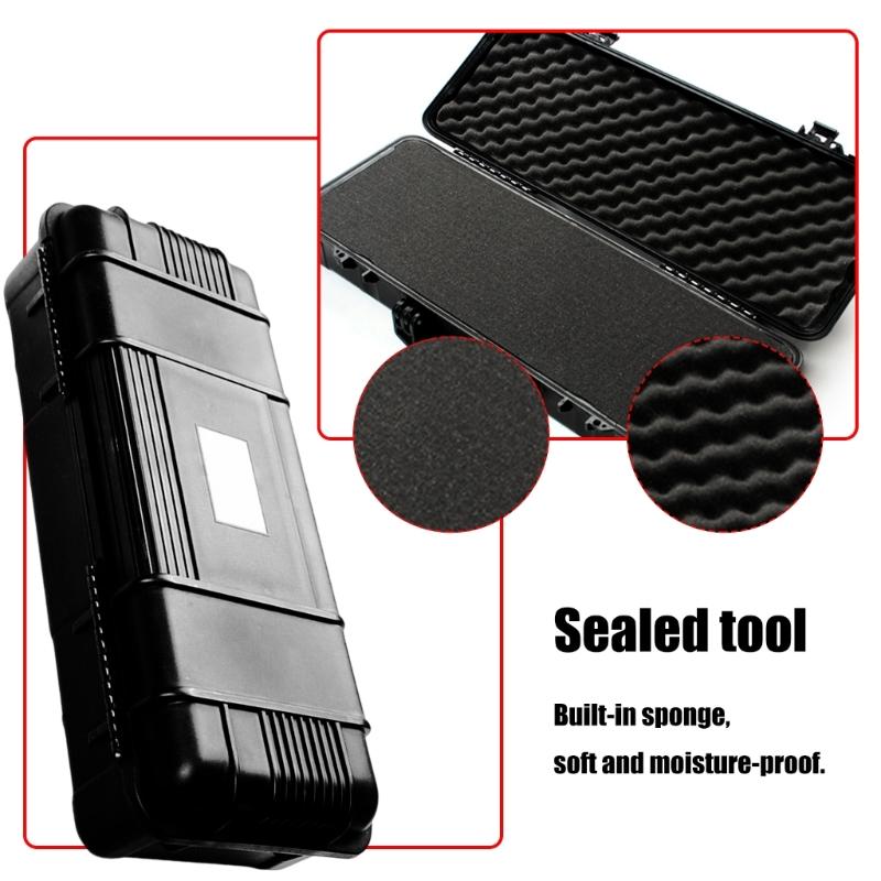 Weatherproof Tool Carrying Case Moisture Resistant Portable Sealed Tool Container for Harsh Environments And Adventures