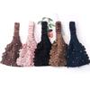 Non-slip Wide Hair Bands Hollow Hair Hoop Fashion Pearl Headband  for Women