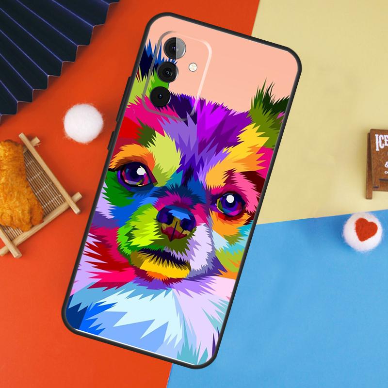 

Chihuahua Face Floral Dog Case For Samsung Galaxy A16 A26 A36 A56 A17 A55 A35 A15 A52 A32 A12 A53 A33 A13 A14 A34 A54 Samsung A15