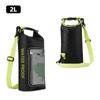 2L Schwimm-Trockentasche Touchscreen Outdoor Wasserdicht Schulter Kajak Trekking Strand Treiben PVC Pack Rafting Surfen Bootfahren Tasche