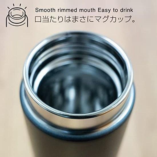 Tiger Water Bottle 500ml Screw Mug Stainless Steel Vacuum Insulated Heat Retention Cold Home Use Tumbler Compatible Black MMZ-K501KS