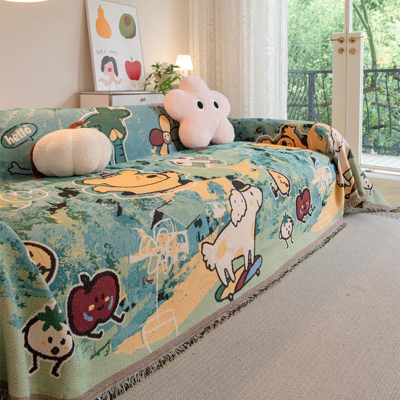 Sofa Towel New Non-slip Cushion Cloth One-piece Full Cover Universal in All Seasons Modern Light Luxury Sofa Cloth