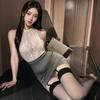 Sexy Lingerie Sexy Pure Desire Style Secretary Lace Pajamas Passion Free Hip Skirt Uniform Set 1
