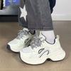 Breathable Sneakers Women's Summer New Versatile Retro Student Casual Shoes Thick-soled Heightening Dad Shoes