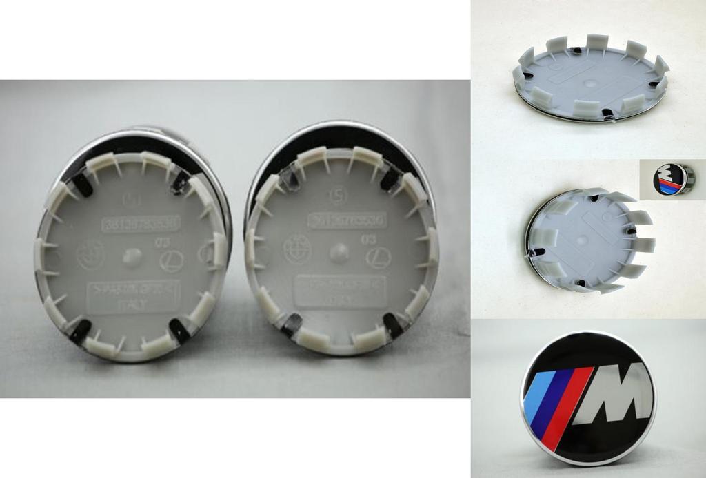 Bmw M Series Wheel Cap Power Logo Black Center Cover Hub Emblem 68mm Top Quality