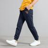 Older Boys Spring and Autumn Casual Terry Ankle Banded Pants