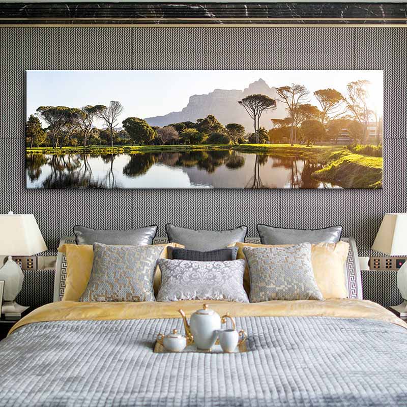 Modern Beautiful Sunset Landscape Canvas Painting Posters and Prints Wall Pictures for Cuadros Living Room Home Decor No Frame
