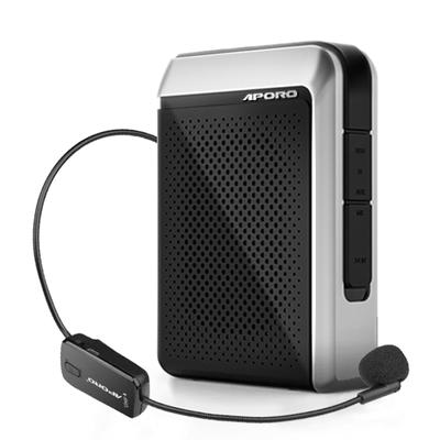 QuiExact Luidspreker Draadloze Microfoon Luidspreker Set 30w Luid Volume Kleine UHF Versterker Draagbare Luidspreker Megafon Muziek Afspelen Opname