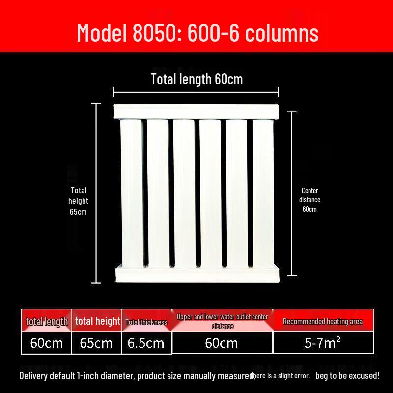 Dezhuo Home Wall-Mounted Steel Hydronic Radiator