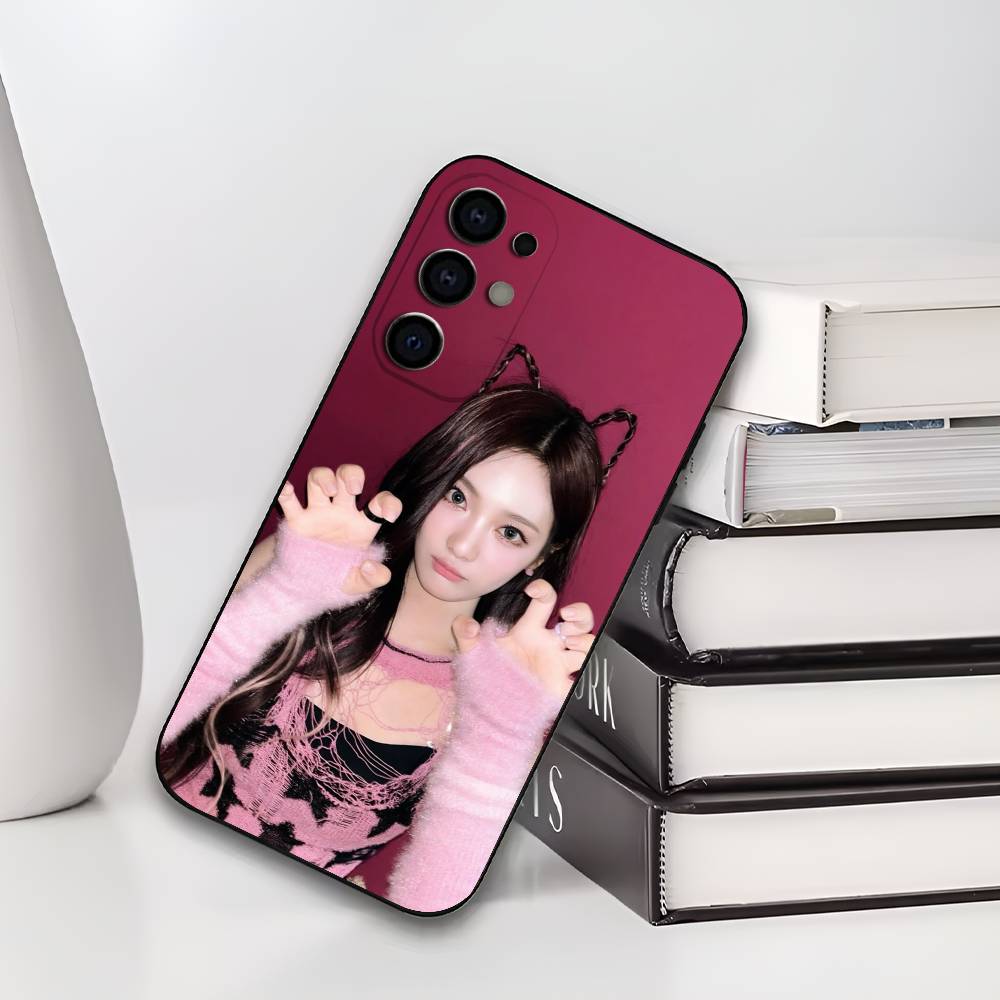 N-Ningning A-AespaS Phone Case For Samsung S25,S24,S21,S22,S23,S30,Ultra,S20,Plus,Fe,Lite,Soft Black Cover