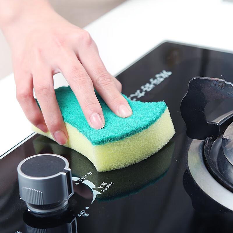 Waist-shaped Sponge Scouring Pad