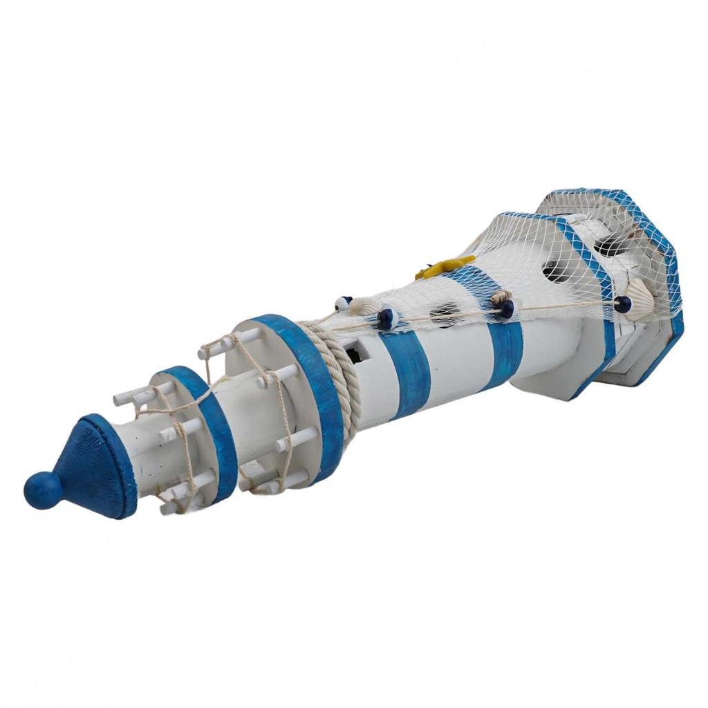 Küstenstil Holzornament Einzigartiges Leuchtturm-Design Handgefertigte Heimdekoration