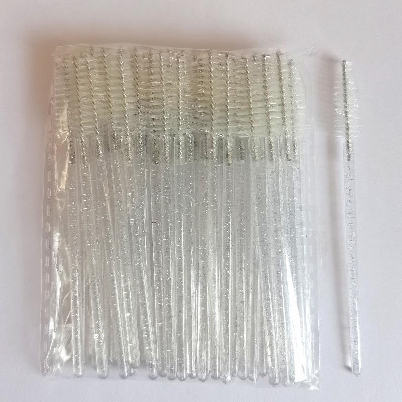 Disposable Crystal Eyelash and Eyebrow Brush for Extensions and Grafting