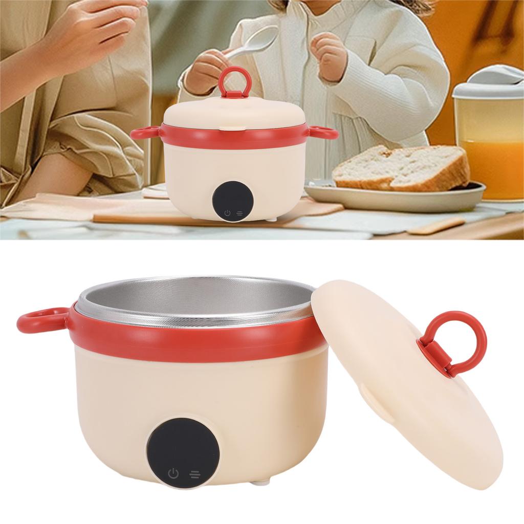 Baby Supplementary Food Bowl 450ML Stainless Steel Cordless Rechargeable Heating Insulation Constant Temperature Baby Bowl for Home Use