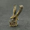 1pc Antique Flying Eagle Mininature Ornaments Copper Small Animal Office Decor Casting Ancient Crafts Collection Gifts