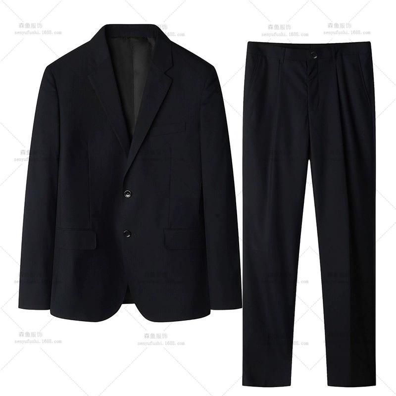 Spring and Autumn Suits, Men's Dresses, Groomsmen's Suits, Suits, Men's Two-piece Suits, Men's Small Suits for Work