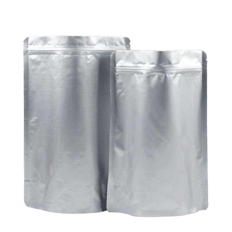 HAISIDIKE HKL-1070 Stand-Up Aluminum Foil Self-Sealing Bags 11x16+3cm