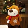 Christmas Santa Elk Snowman Dolls Soft Pillow Christmas Gift Bedroom Home Decor