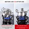 Practical Wok Holder 19cm Carbon Steel Stove Support Gas Hob Support Cooktop Range Stand for Efficient Fry Preparation